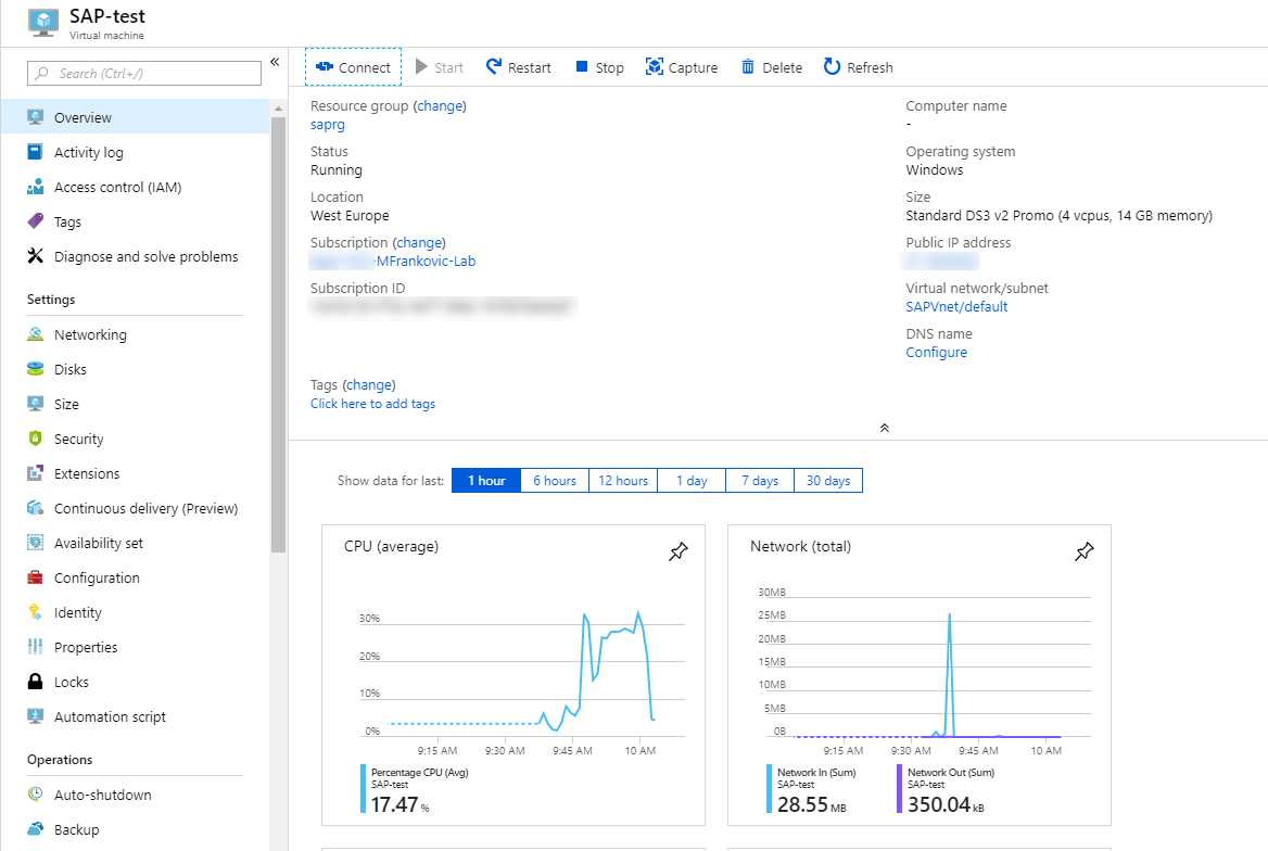 Migrating test SAP to Microsoft Azure – Architecting the future